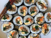 Korean Sushi Roll (Gim Bap)